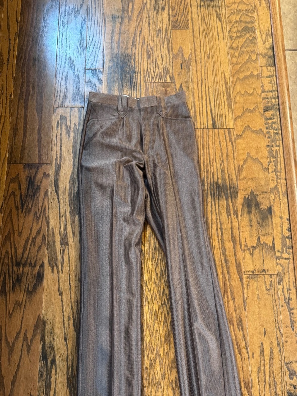 Western Rodeo King Silverado dress pants Slacks Roper Brown  SZ 40 Unhemmed